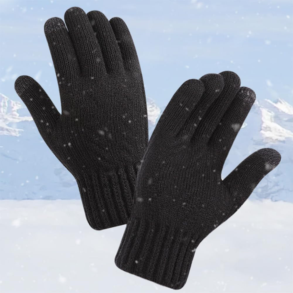Vinterhandsker til kvinder med touchfunktion Techsuit ST0015, størrelse 17 cm, sort