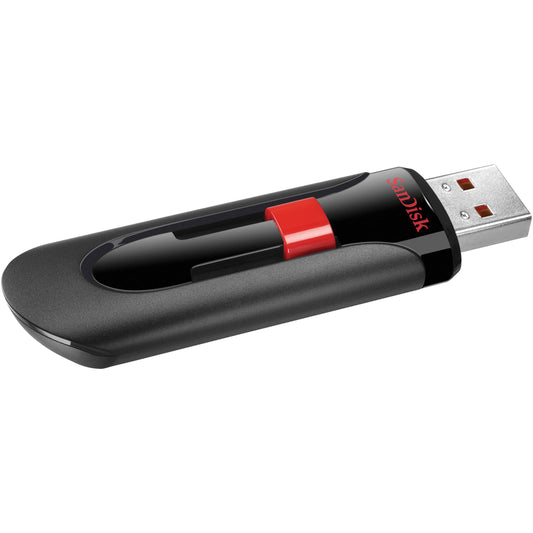 Ekstern USB-A SanDisk Cruzer Glide hukommelse, 32Gb SDCZ60-032G-B35