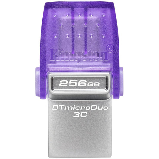 Ekstern hukommelse USB-A - USB-C Kingston microDuo 3C, 256Gb DTDUO3CG3/256GB