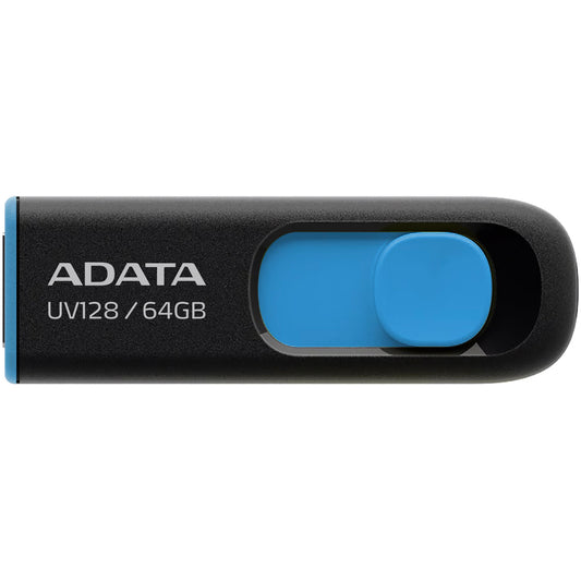 Ekstern hukommelse USB-A 3.2 Adata UV128, 64Gb AUV128-64G-RBE