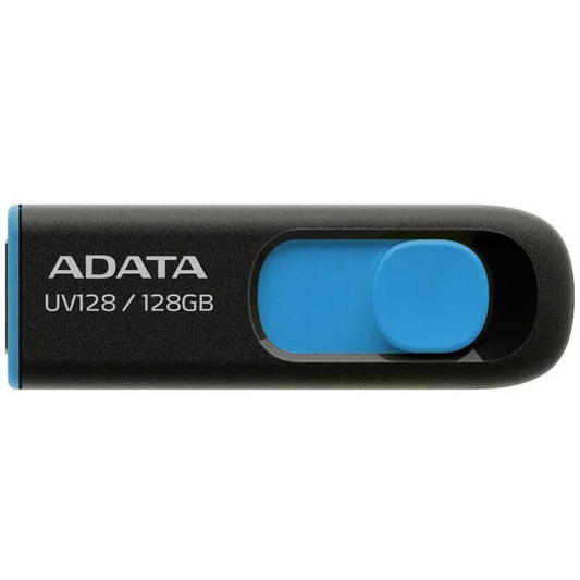 Ekstern hukommelse USB-A 3.2 Adata UV128, 128Gb AUV128-128G-RBE