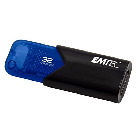 Ekstern hukommelse USB-A 3.2 Emtec B110 Click Easy, 32Gb ECMMD32GB11