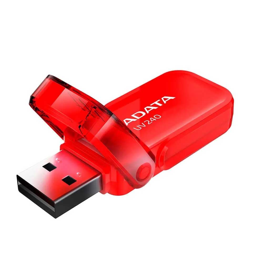 USB-A ekstern hukommelse Adata UV240 UV240, 32Gb AUV240-32G-RRD AUV240-32G-RRD