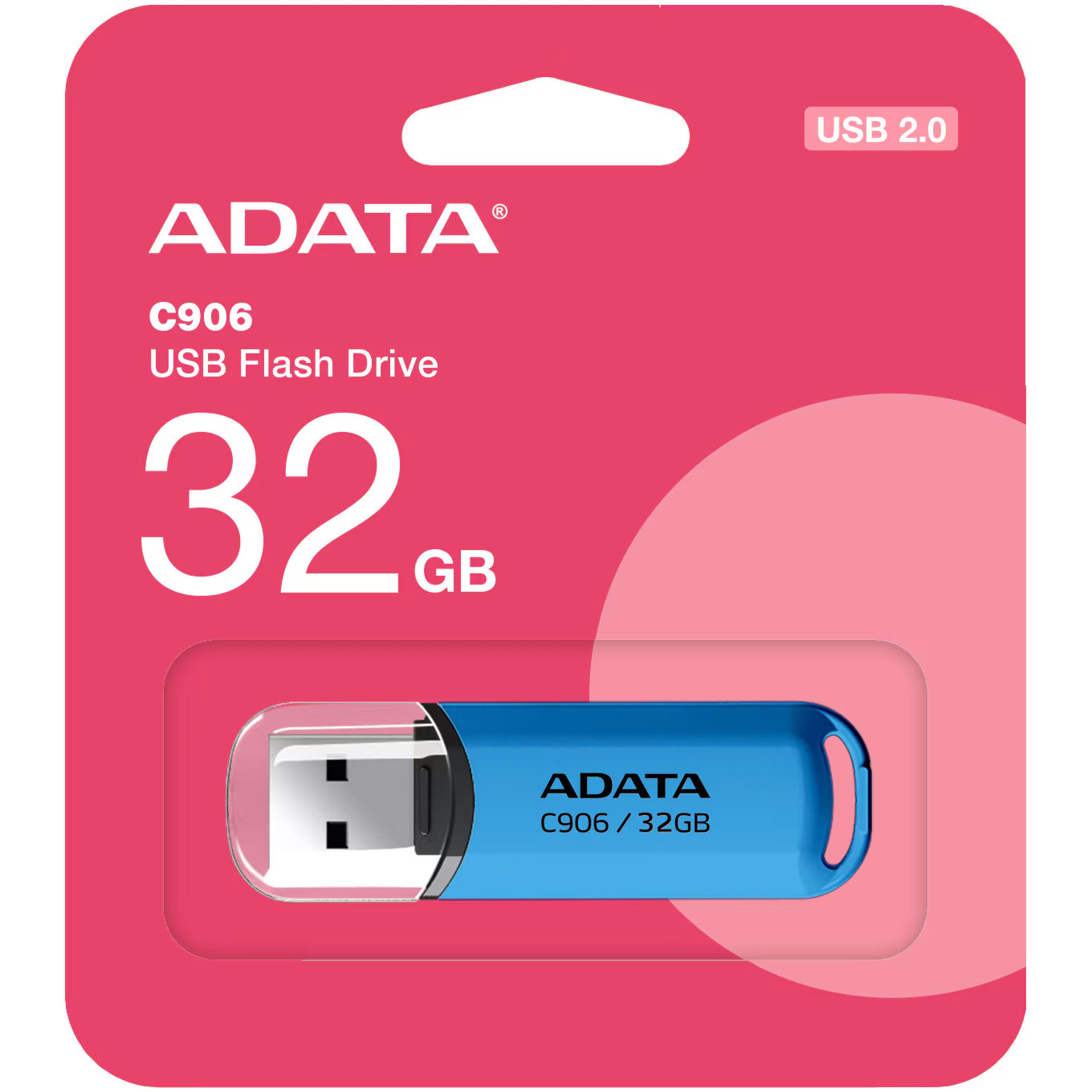 USB-A ekstern hukommelse Adata C906, 32Gb AC906-32G-RWB
