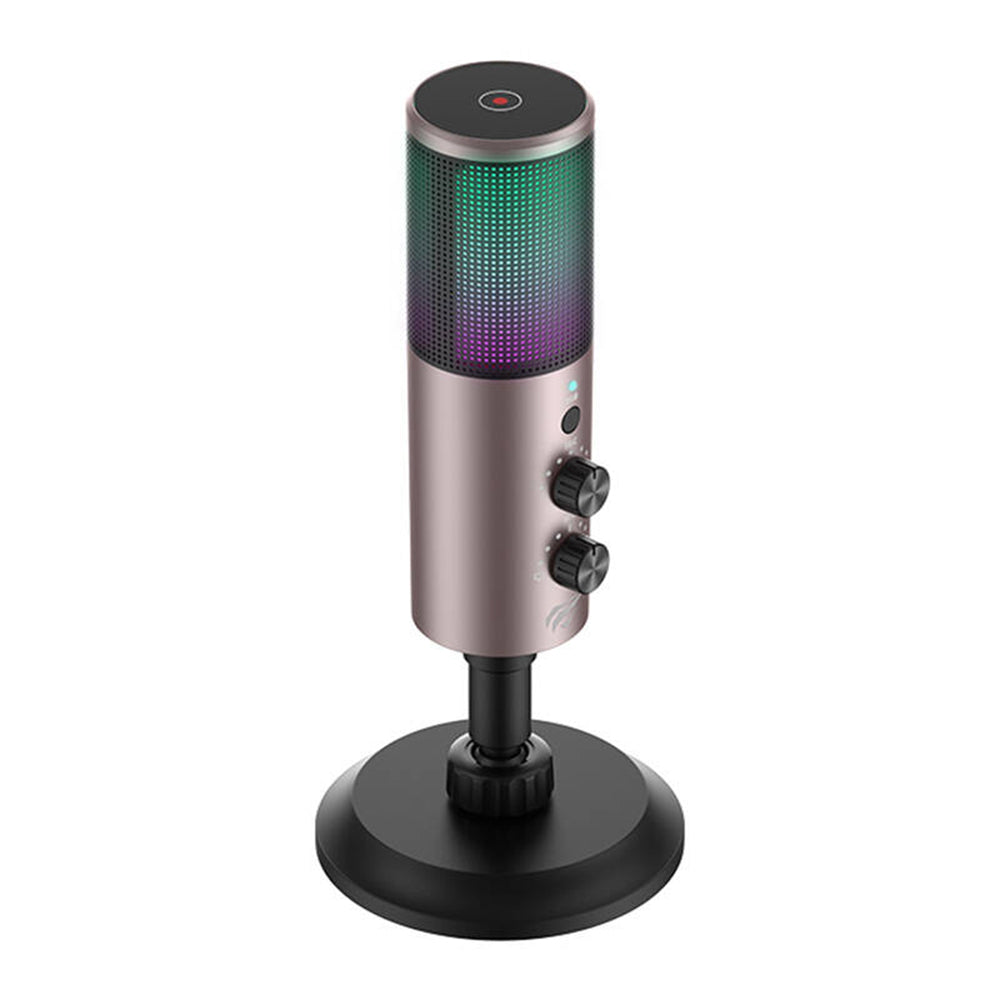 Gaming Mikrofon HAVIT GK61, RGB, USB-C, Grå