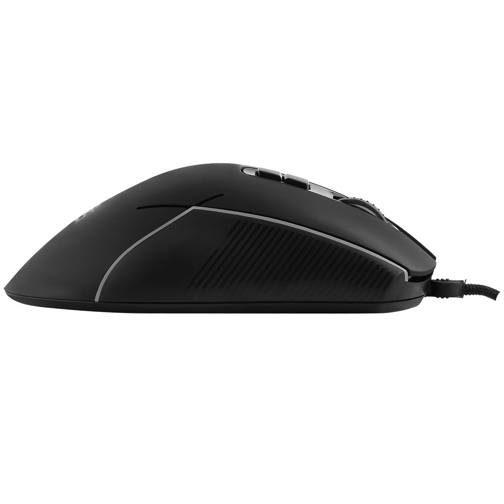 Gamingmus med kabel USB Proove Defiant, RGB, 7200DPI, Sort CMDE00000102