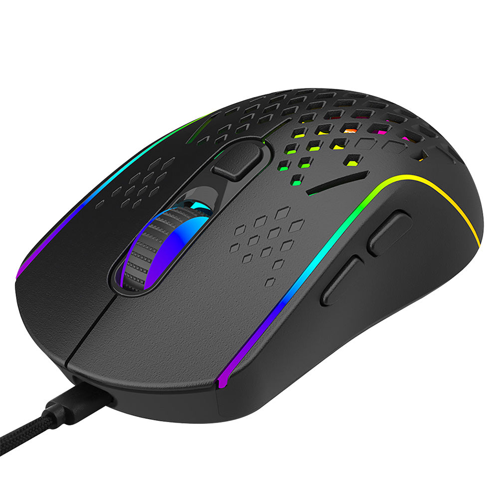 Gamingmus Proove Buzz, trådløs, RGB, 800DPI - 4800DPI, Sort WMBU00022401