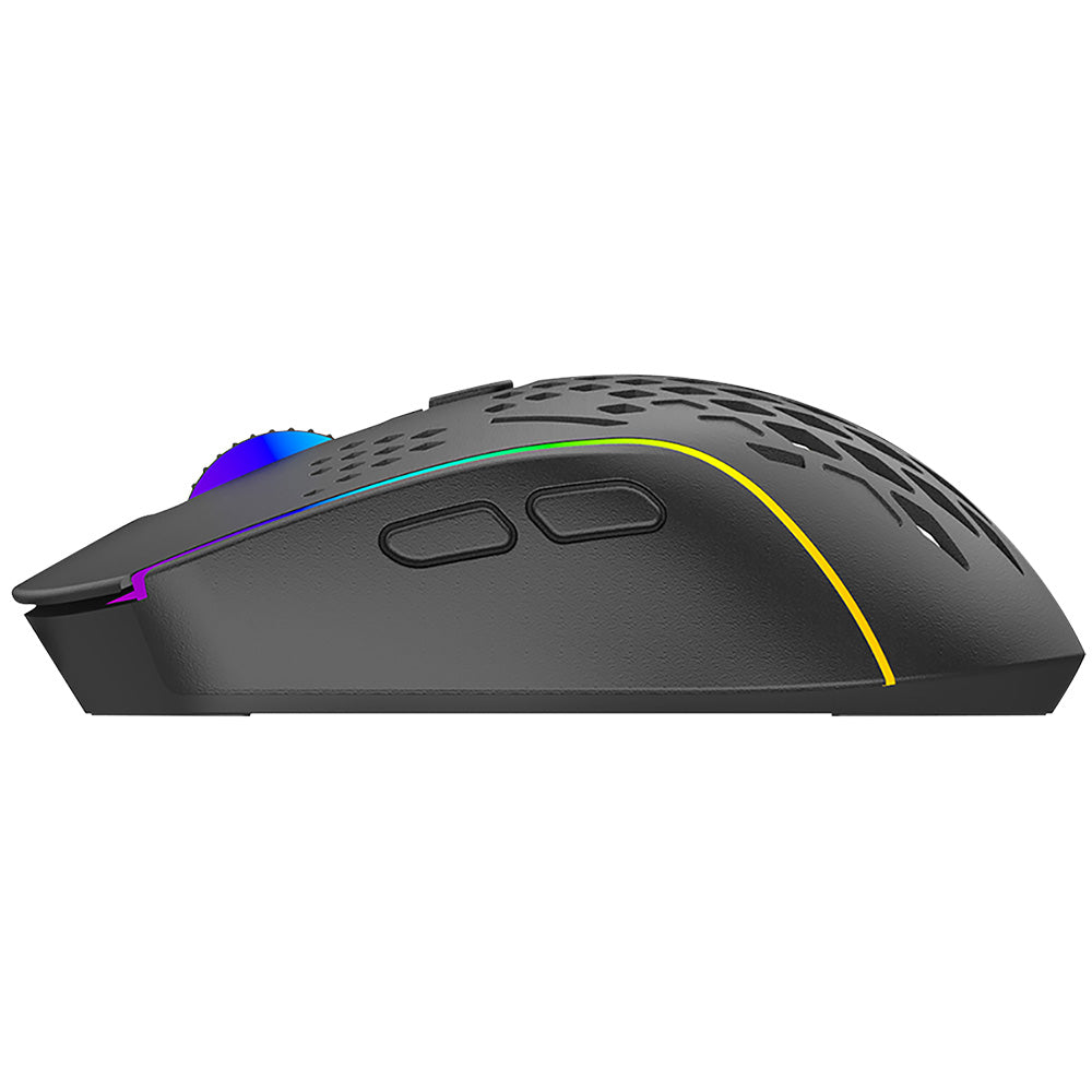 Gamingmus Proove Buzz, trådløs, RGB, 800DPI - 4800DPI, Sort WMBU00022401