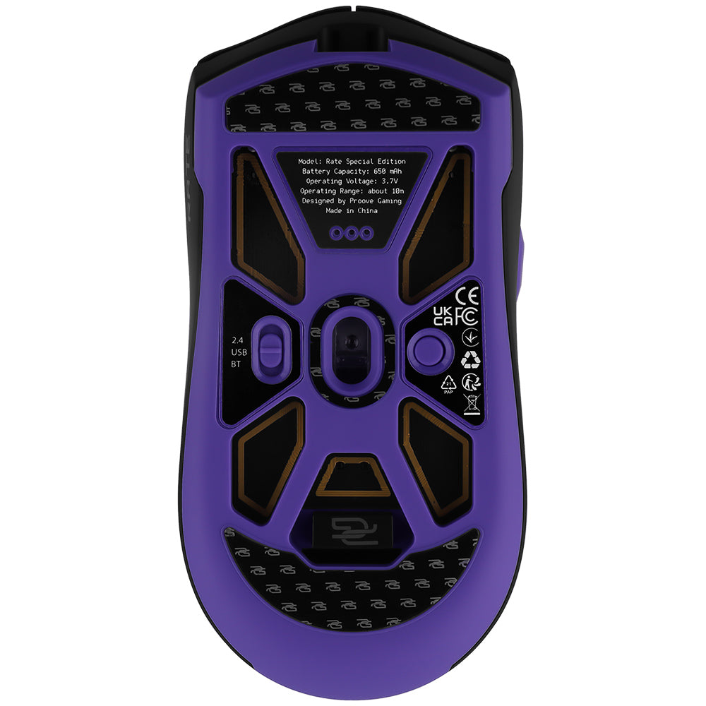 Trådløs Gamingmus Proove Rate Special Edition, 800DPI - 12000DPI, Sort CMRTWRS03001