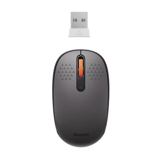 Baseus F01B Tri-Mode Wireless Mouse, 1600DPI, BT / Wi-Fi, Grey B0105555503833-00