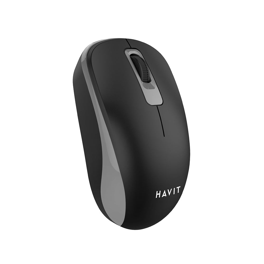 Trådløs mus HAVIT MS626GT, 1200DPI, Sort Grå