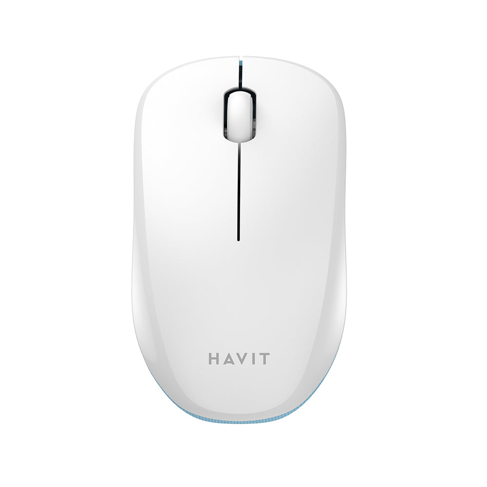 Trådløs mus HAVIT MS66GT, 1200DPI, Hvid Blå