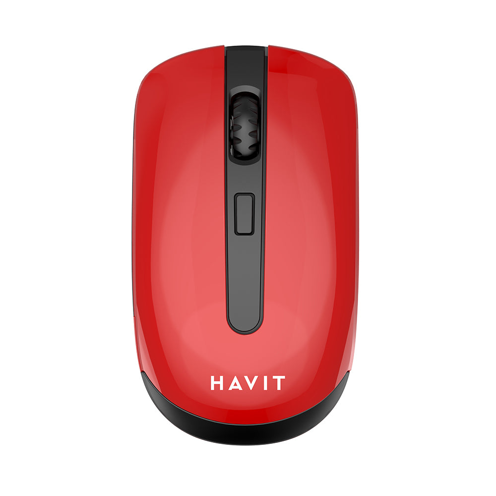 Trådløs mus HAVIT MS989GT, 800DPI - 1600DPI, Sort Rød