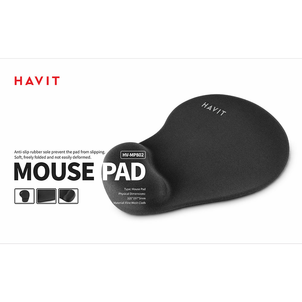 MousePad Gaming HAVIT MP802, 230mm x 191mm x 3,5mm, Marineblå