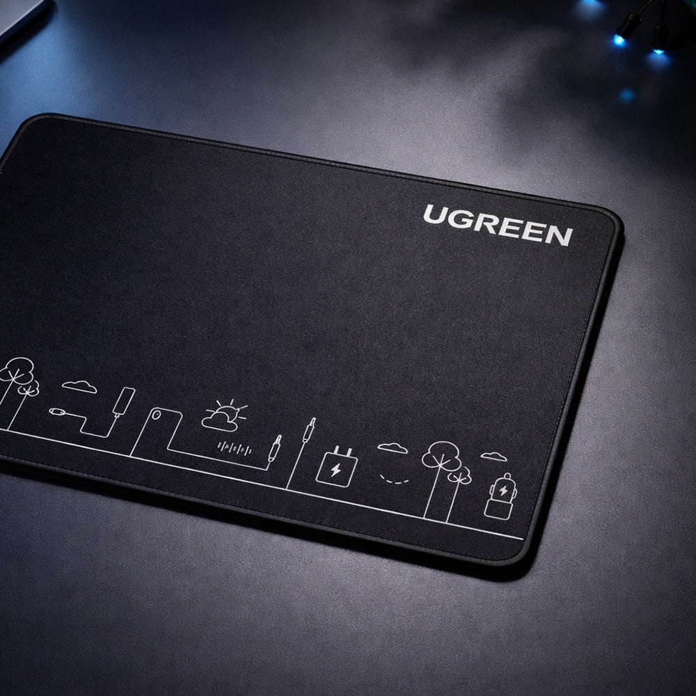 MousePad Gaming UGREEN CY016, 260mm x 200mm x 4mm, Sort