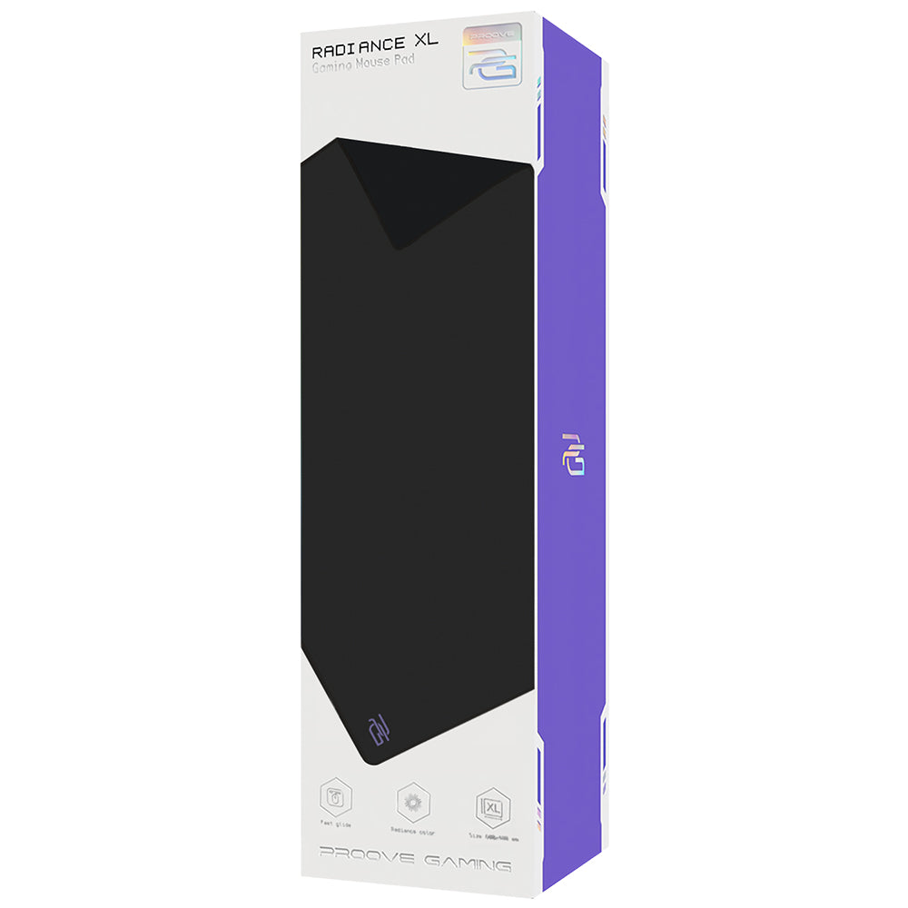 MousePad Proove Radiance, 600mm x 400mm x 3mm, Sort MPRD00300001