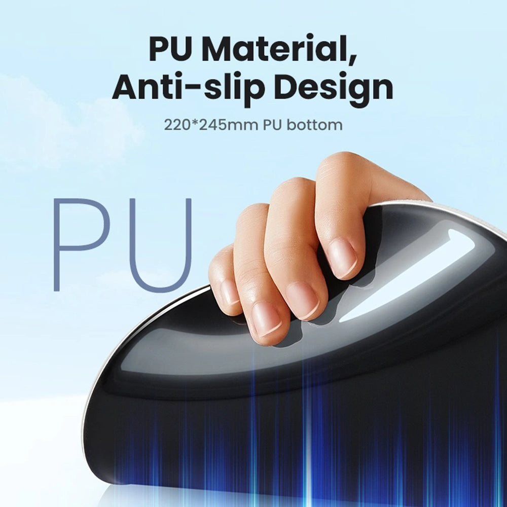 MousePad UGREEN LP668, 220mm x 245mm x 5mm, Sort