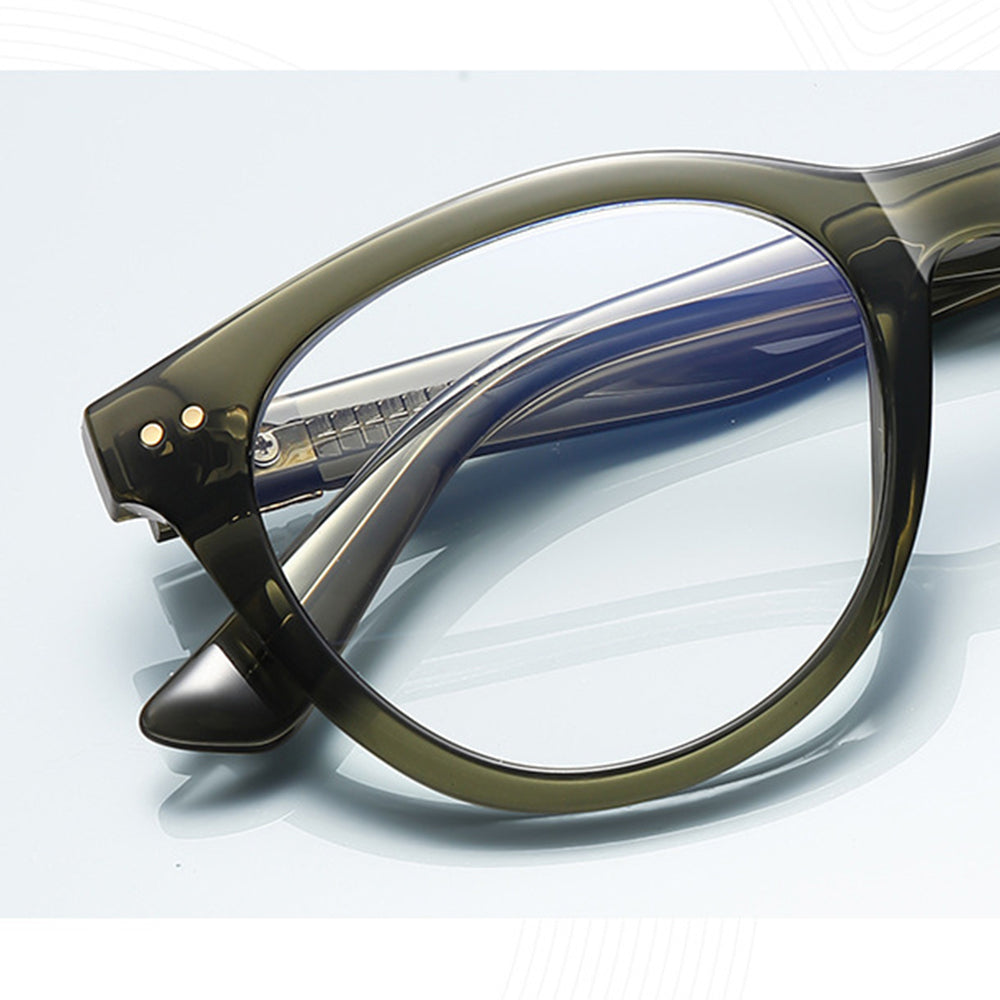 Techsuit 2231 Men's Computer Glasses, Anti-Blue Light, Light Brown