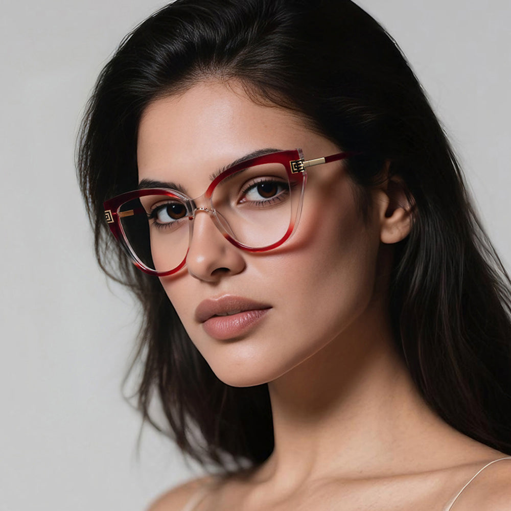 Computerbriller til kvinder Techsuit 2259, Anti-Blåt Lys, Sorte