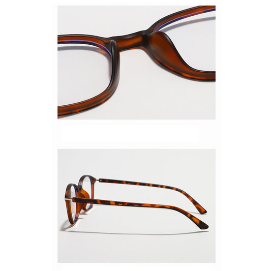 Unisex Computerbriller Techsuit 6635, Anti-Blåt Lys, Sort Lilla