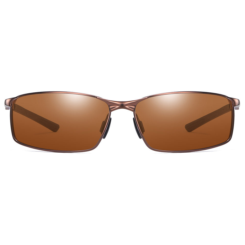 Herre Solbriller Techsuit 559, Polariserede, UV-beskyttelse, Brune
