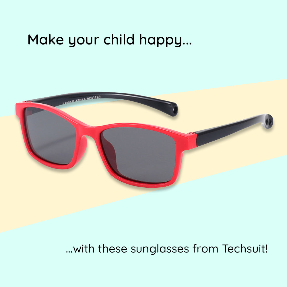 Techsuit Baby Solbriller 8260-C29, Polariserede, Mørkeblå