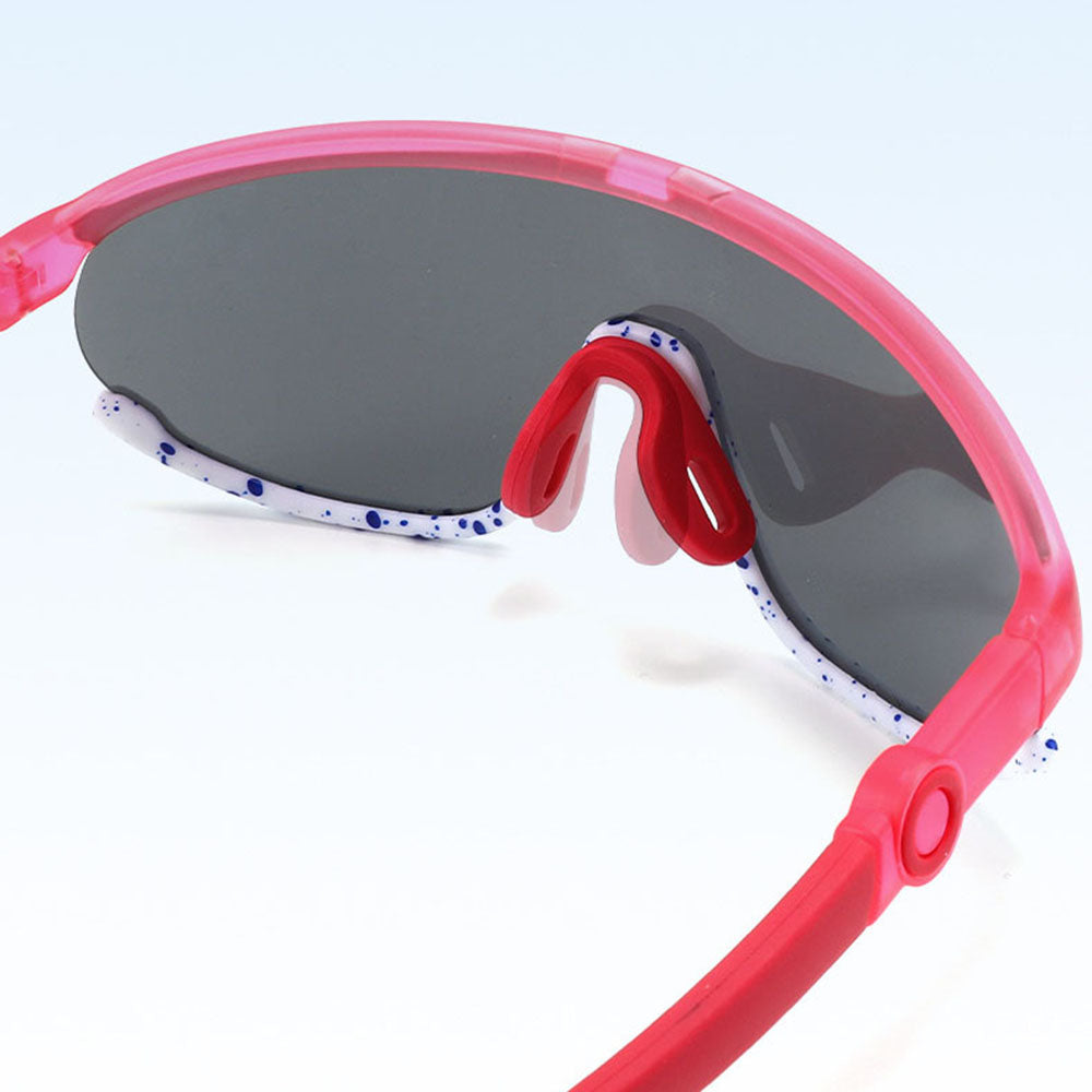 Børne Solbriller Techsuit 2025, Polariserede, UV-beskyttelse, Pink