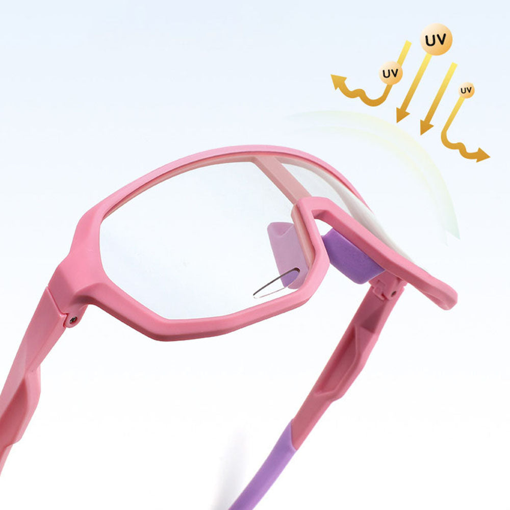Børne Solbriller Techsuit 22312, Polariserede, UV-beskyttelse, Pink
