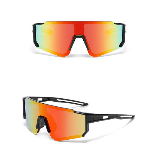 Børne Solbriller Techsuit R601, Polariserede, UV-beskyttelse, Sorte Orange Gule