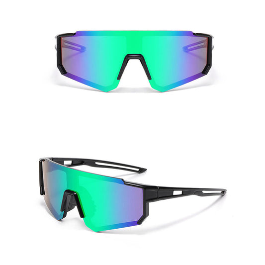 Børne Solbriller Techsuit R601, Polariserede, UV-beskyttelse, Sorte Grønne