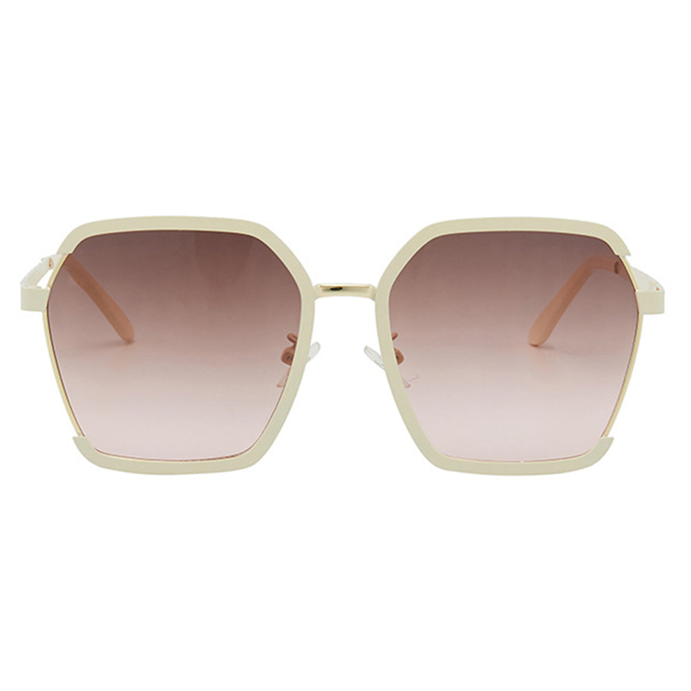Dame Solbriller Techsuit 191, Polariserede, UV-beskyttelse, Creme Brun
