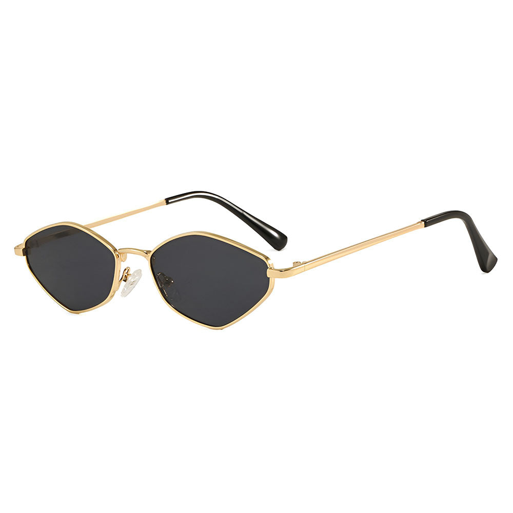 Dame Solbriller Techsuit 6206, Guld og Sort