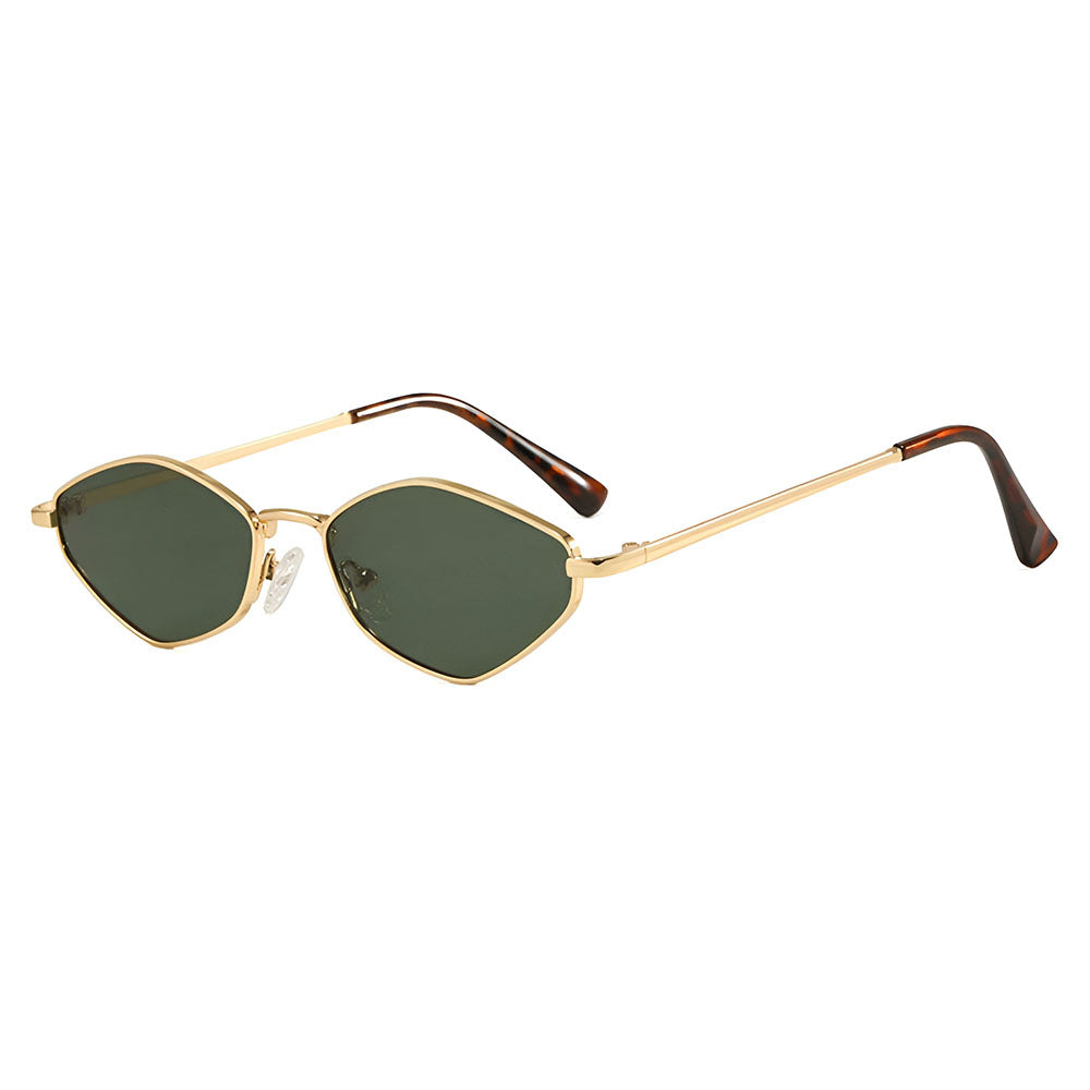 Dame Solbriller Techsuit 6206, Guld Grønne