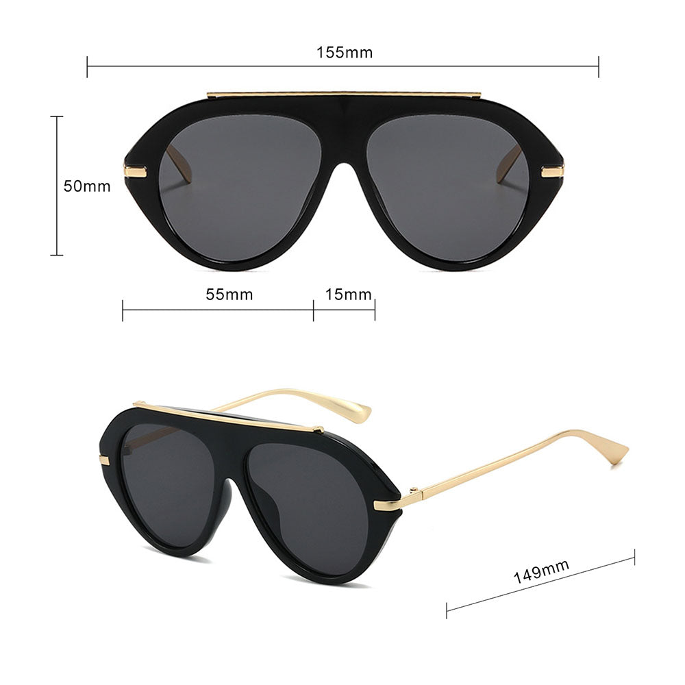 Dame Solbriller Techsuit 8092, Sorte