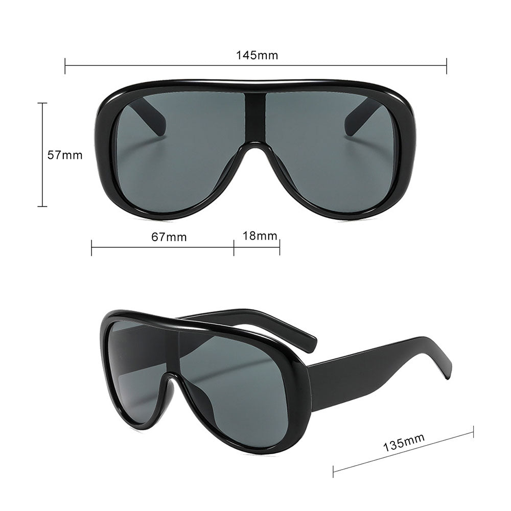 Dame Solbriller Techsuit 89337, Sorte