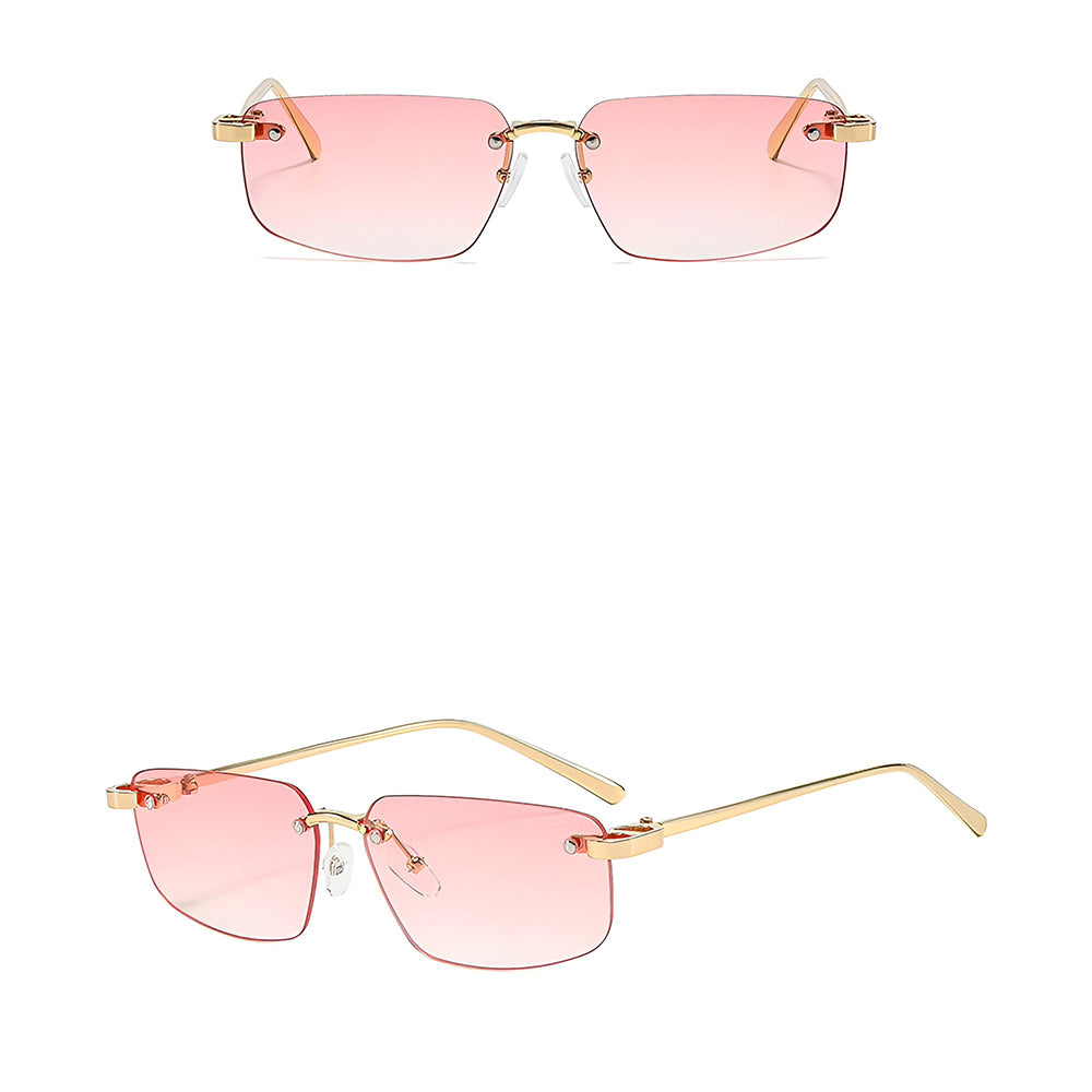 Unisex Solbriller Techsuit S098, Guld Rosa