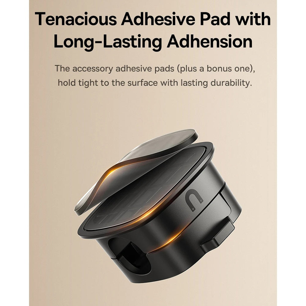 Baseus Lite Magnetic Kabelorganisator, Sæt med 3 Stykker, Sort B01331106111-00