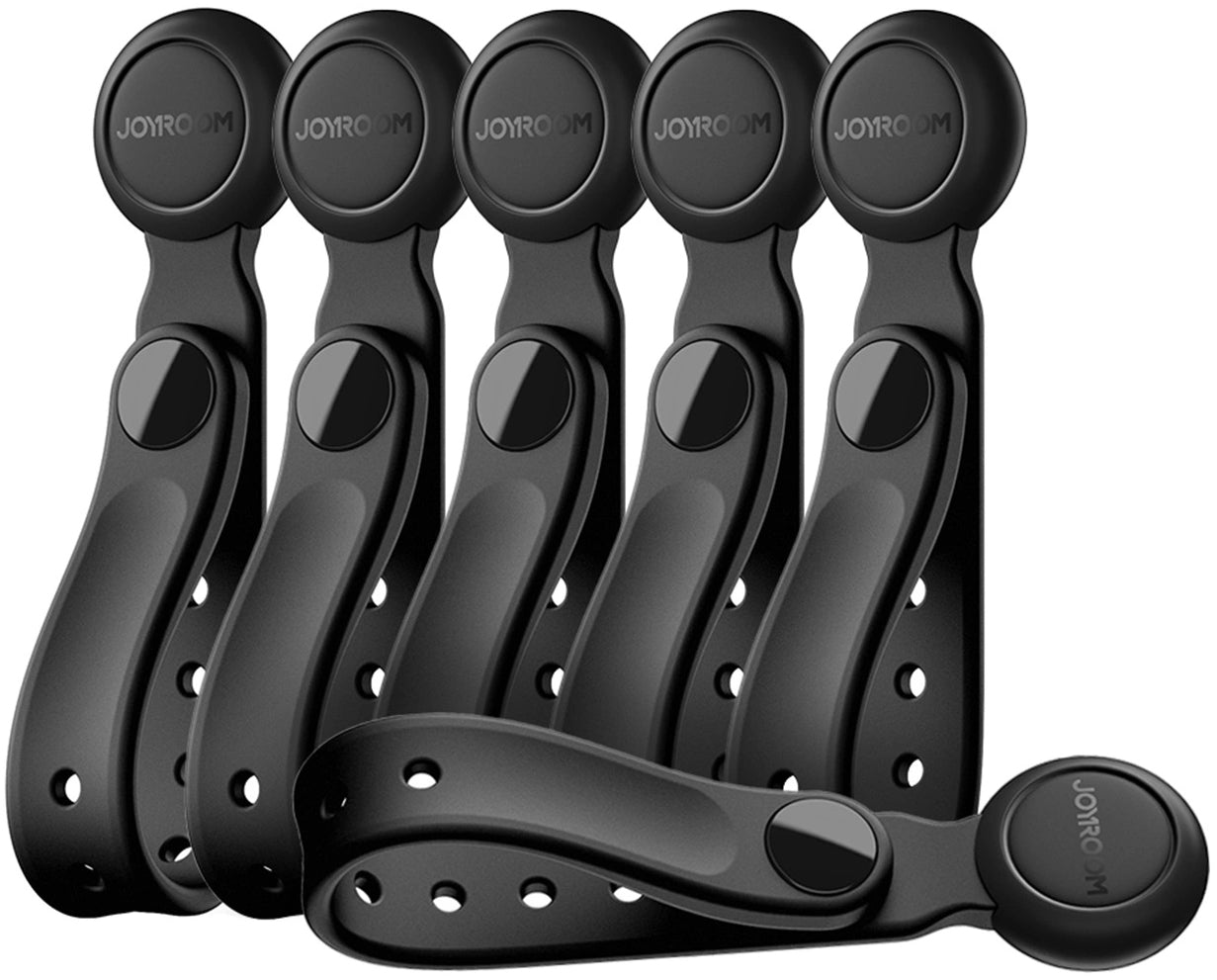 Kabelorganisator Joyroom JR-ZS422, Magnetisk, Sæt med 6 Stykker, Sort
