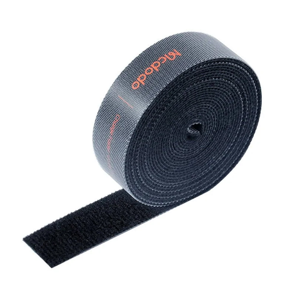 Kabelorganisator McDodo VS-0960 Belt, Velcro, 1m, Sort