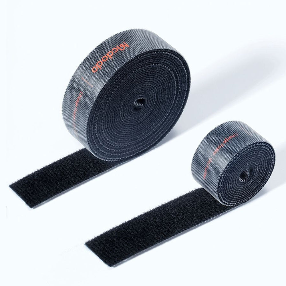 Kabelorganisator McDodo VS-0960 Belt, Velcro, 1m, Sort