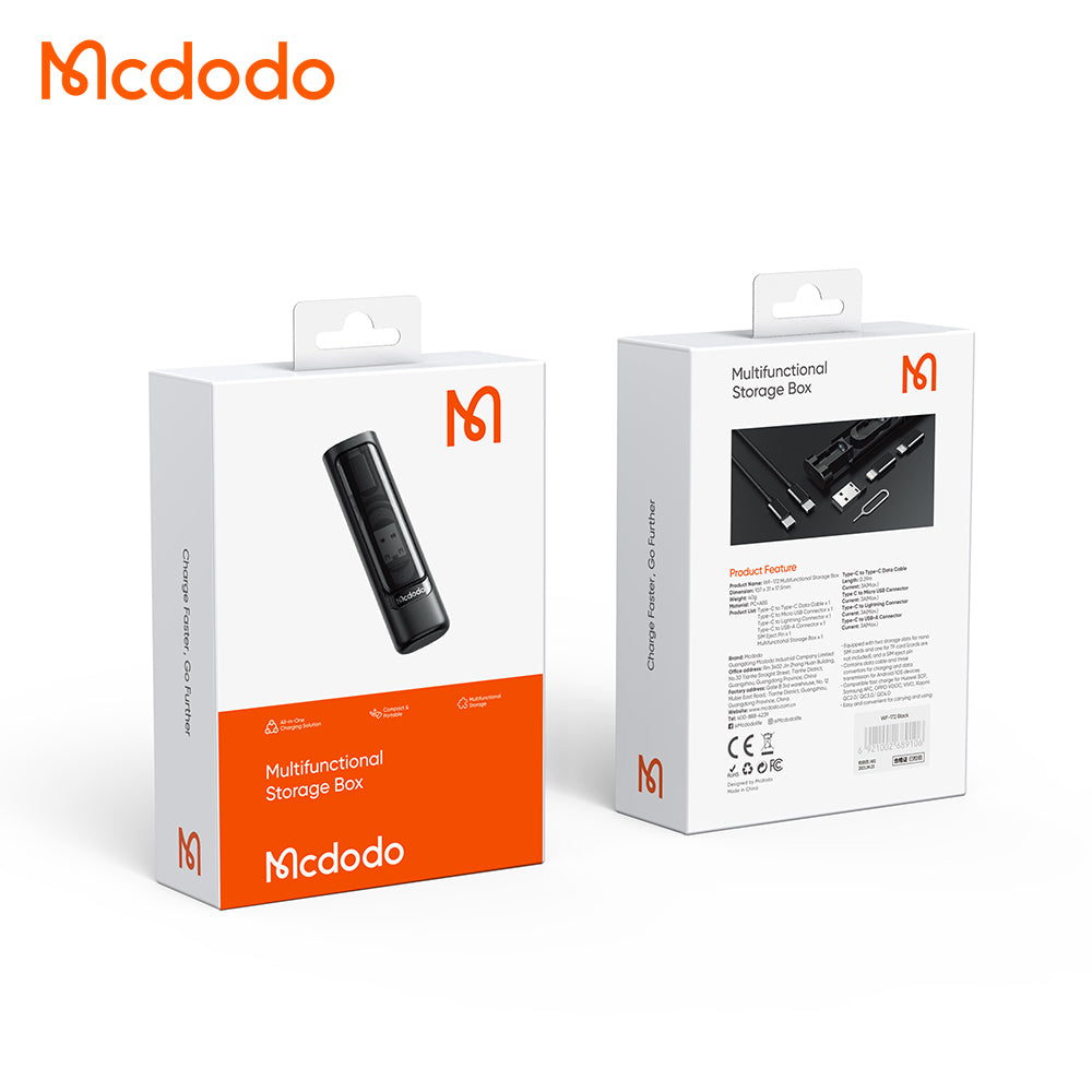 Organizer med Tilbehør McDodo WF-1720, Sort