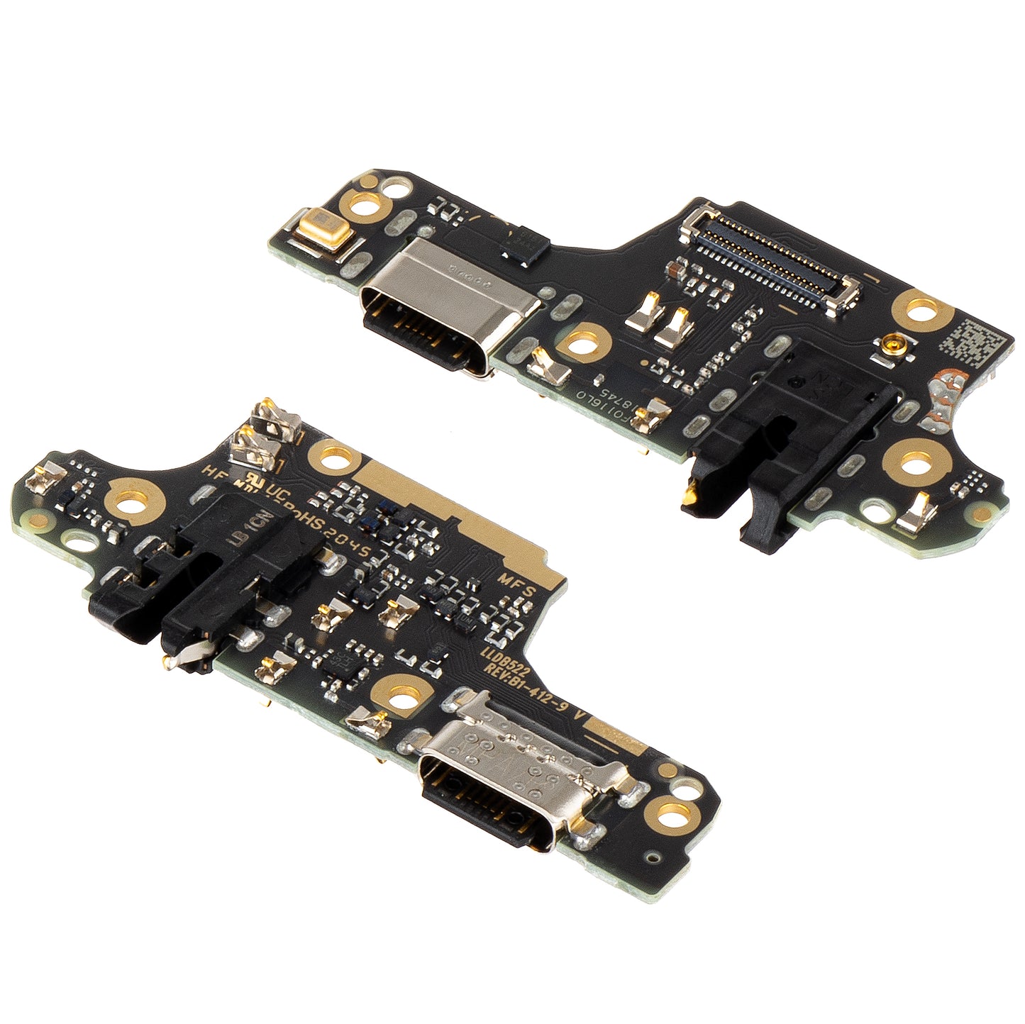 Opladningsstik - Audio - Mikrofon Printplade til Xiaomi Redmi Note 9S / Note 9 Pro, Servicepakke 560001J6A100