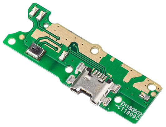 Plade med opladningsstik - Mikrofon Huawei Y5 Prime (2018)
