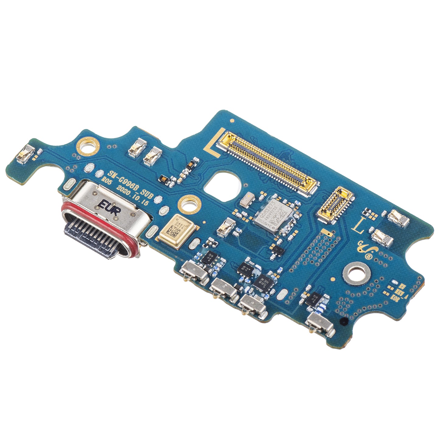 Opladningsstikplade - Mikrofon - SIM-kortlæser modul Samsung Galaxy S21+ 5G G996