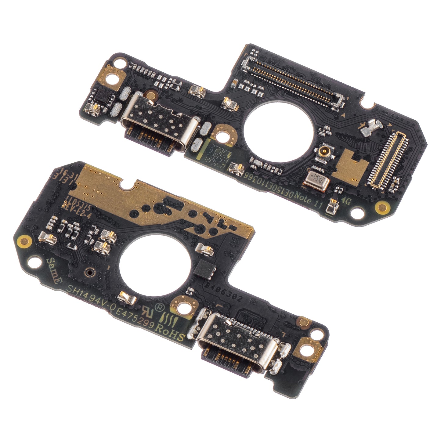Opladningsconnectorplade - Mikrofon Xiaomi Redmi Note 11S / Note 11