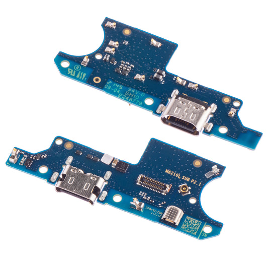 Motorola Moto Moto E7 Power Microphone Charging Connector Board, Service Pack 5P68C18240