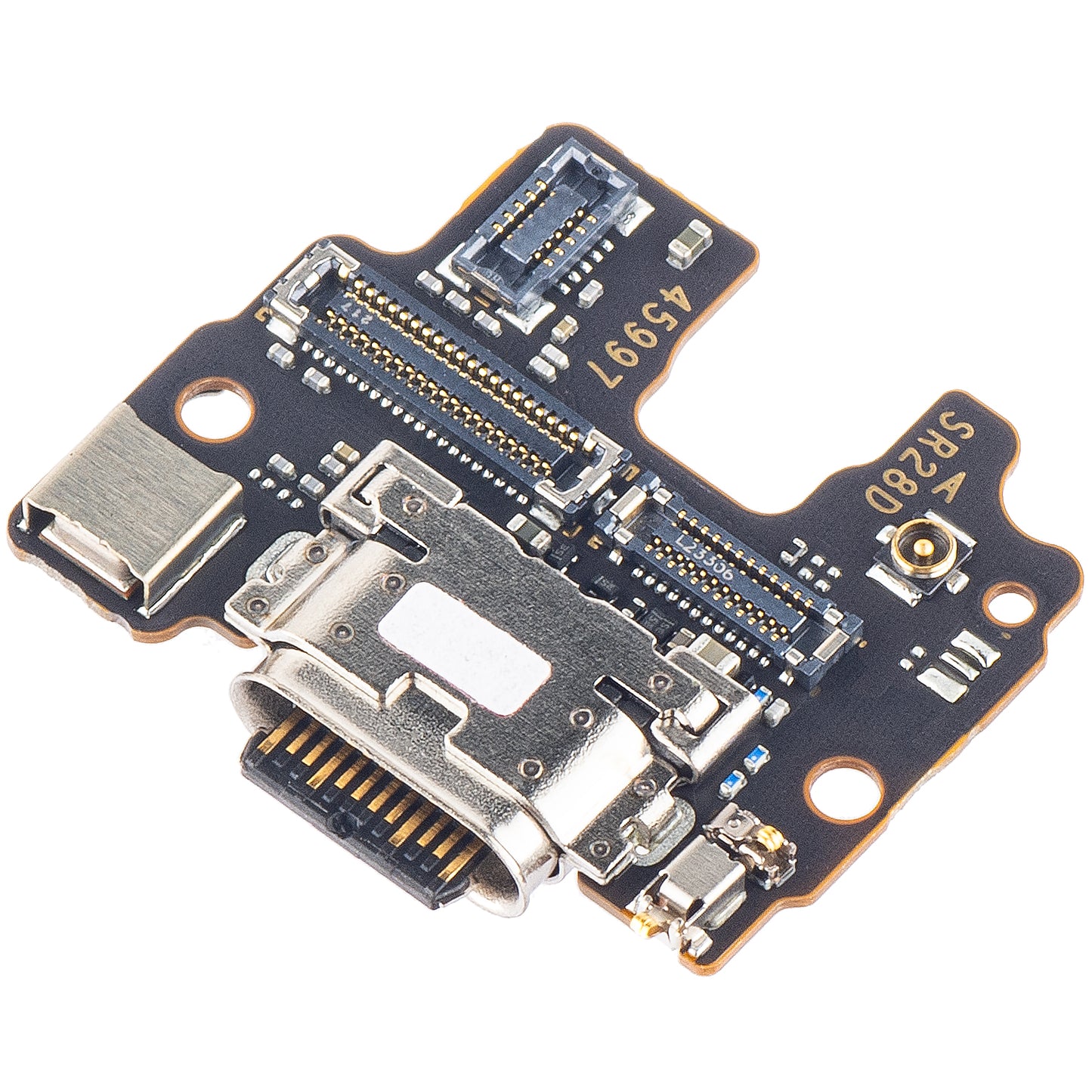 Motorola Edge 30 Fusion Microphone Charging Connector Board, Service Pack 5P68C21194