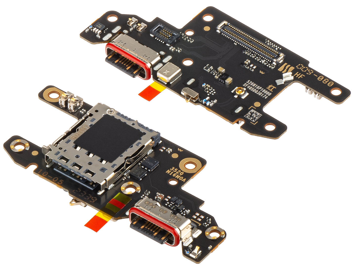 Opladningsstikplade - Mikrofon - SIM-læsermodul Xiaomi Poco X6, Service Pack 560004N16P00