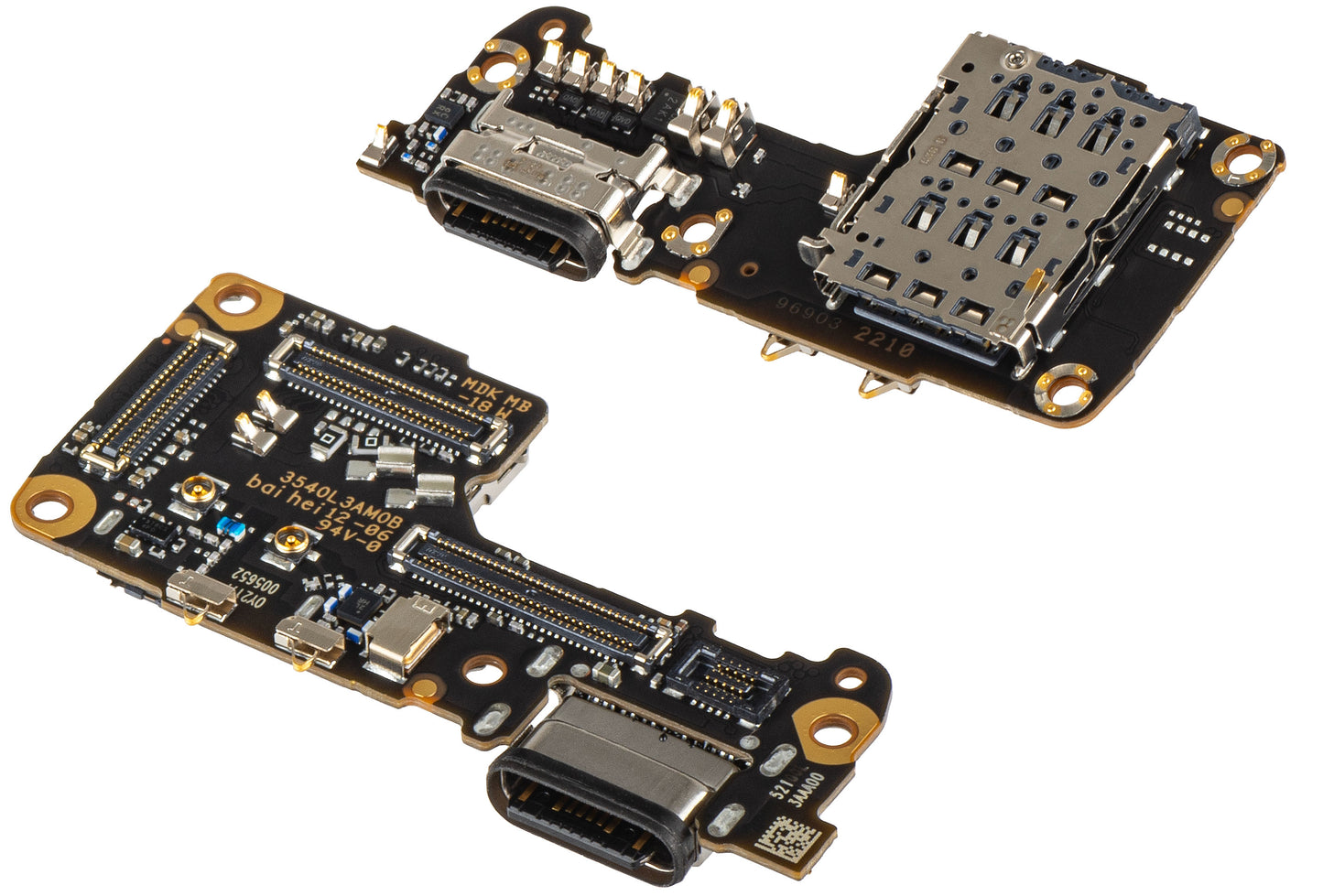 Opladningsstik - Mikrofon - SIM-kortlæser Modul Xiaomi 12S / 12X / 12, Servicepakke 5600010L3A00