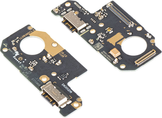 Opladningsstik - Mikrofon Xiaomi Redmi Note 12 4G, Servicepakke 56000200M700